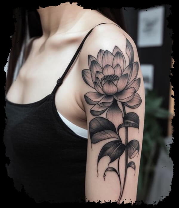 Dark-Flower-Tattoo-Designs