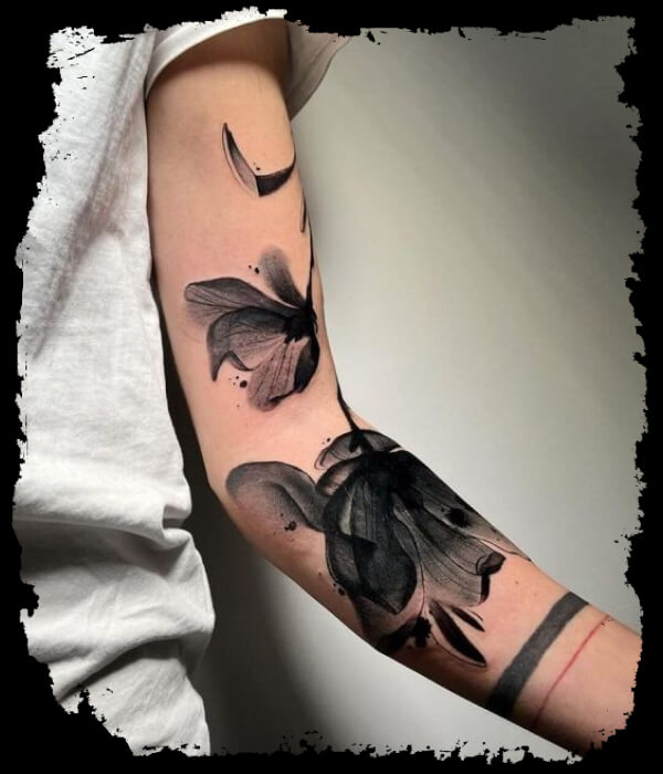 Dark-Flower-Tattoo-Ideas