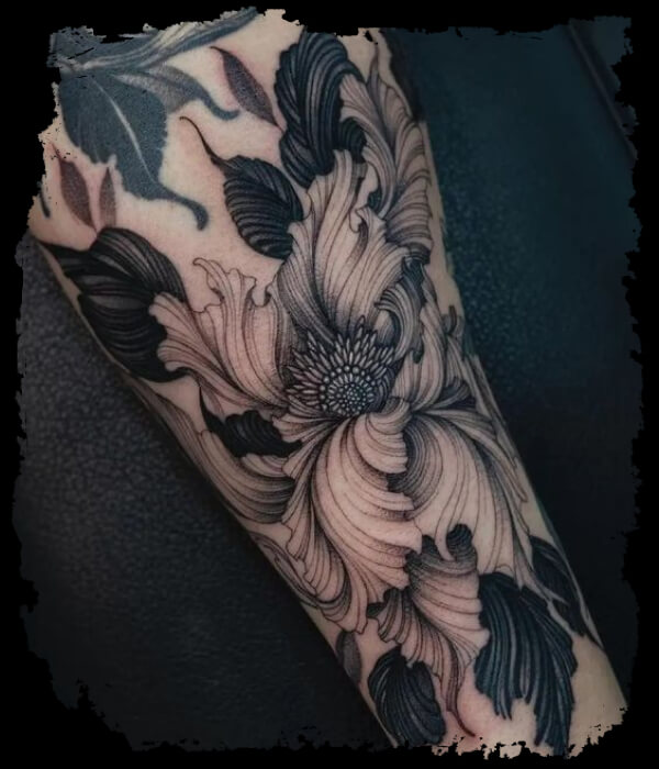 Dark-Flower-Tattoo-Ideas