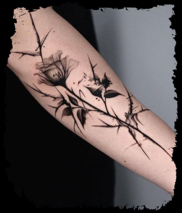 Dark-Flower-Tattoo-Ideas