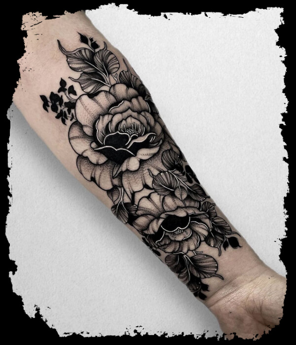 Dark-Flower-Tattoo