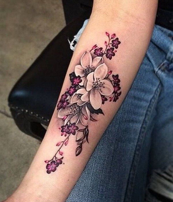 Floral-Forearm-Tattoos