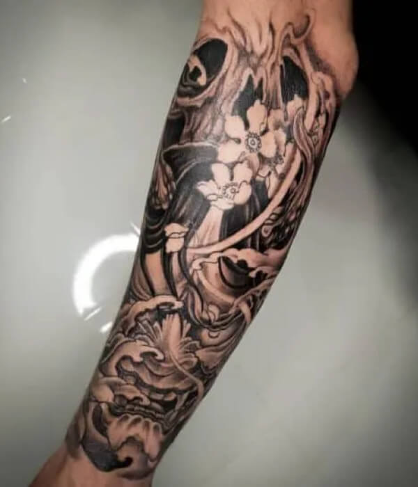 Japanese-Style-Forearm-Tattoos