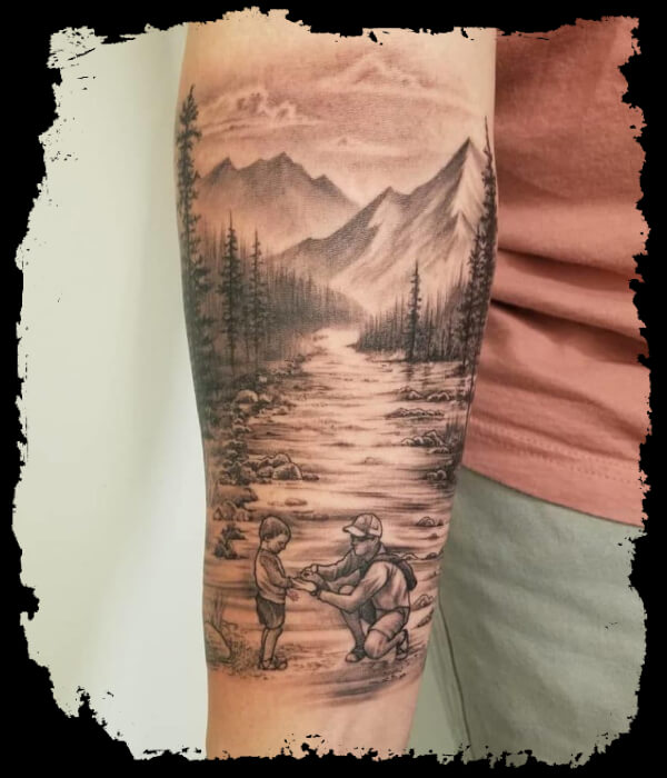 Mountain-Range-Tattoos-For-Men