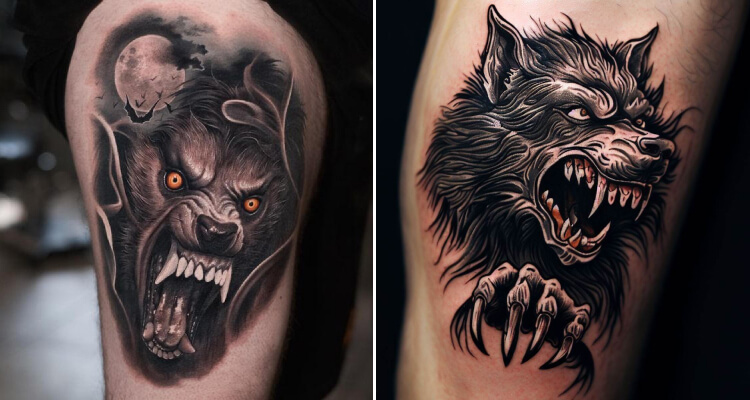 Werewolf-Tattoo-Ideas