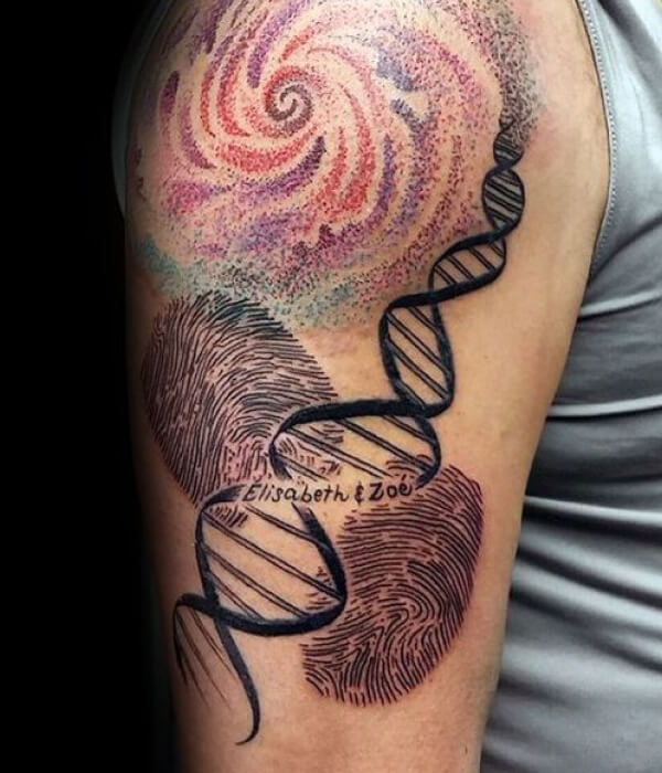 DNA-Fingerprint-Tattoo