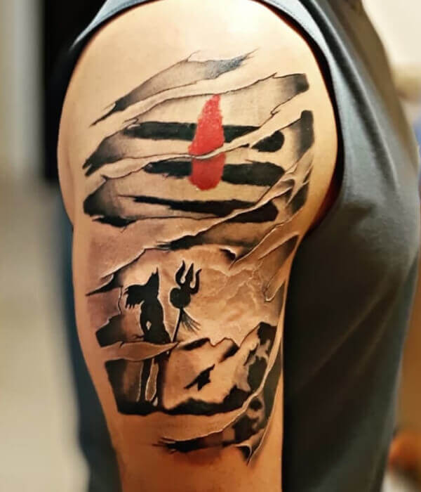 Lord-Shiva-in-Kailash-Mountain-Tattoo