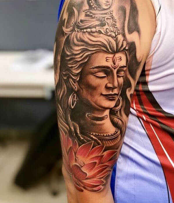 Lotus-Mahadev-Tattoo