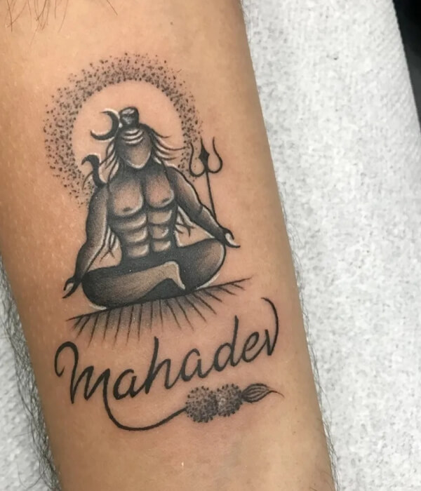 Meditative-Mahadev-Tattoo