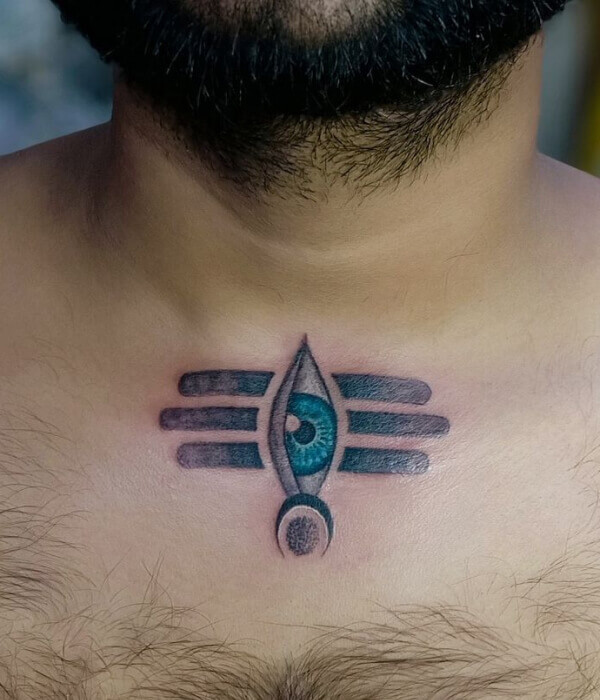 Shiva's-Third-Eye-or-Trinetra-Tattoo