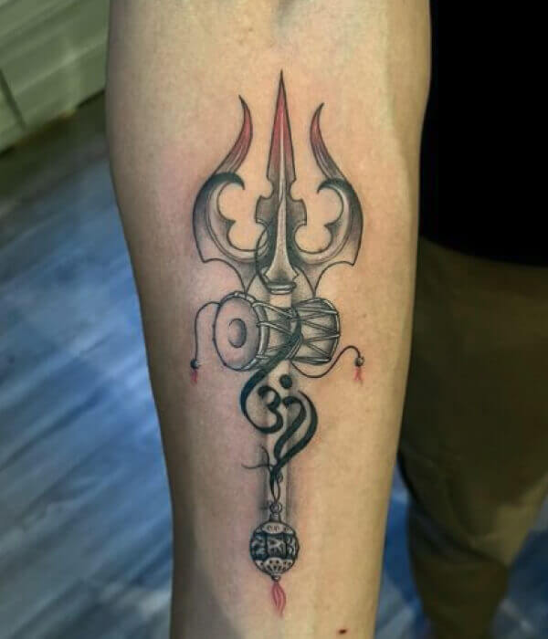 Trident-or-Trishul-Tattoo