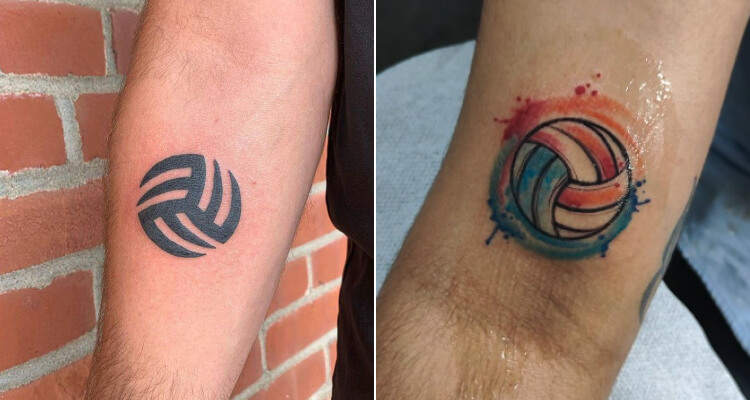 Volleyball-Tattoo-Designs