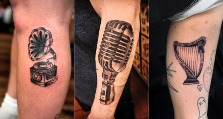 25 Awesome Music Tattoos for Men in 2024