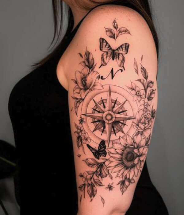 Compass-Tattoo