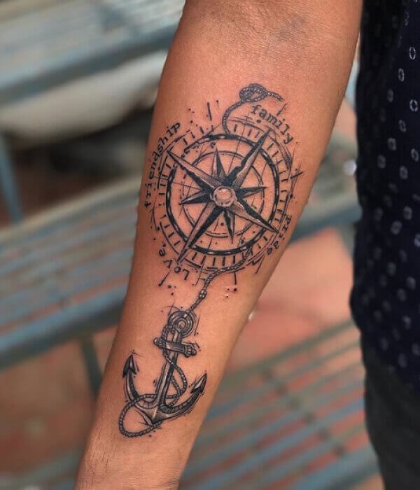 Compass-Tattoo