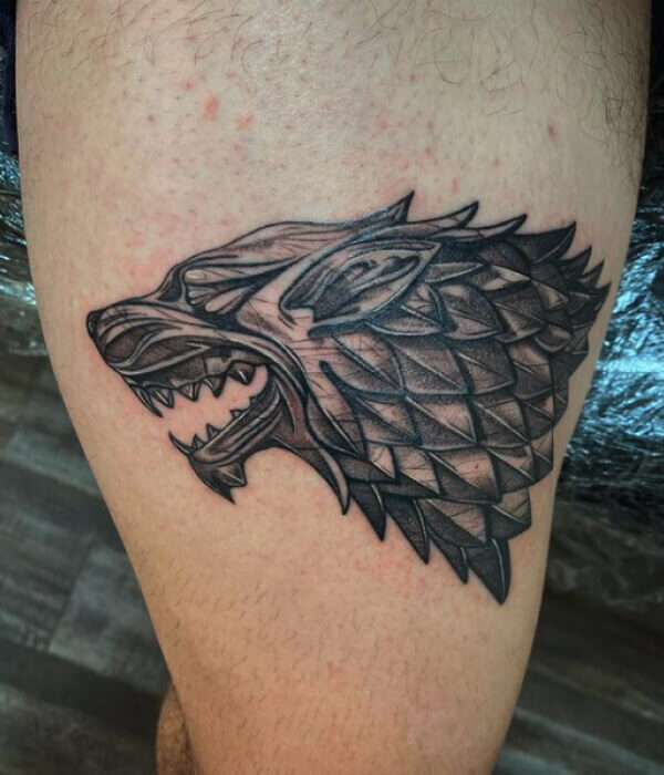 House-Stark-Dire-wolf-Tattoo