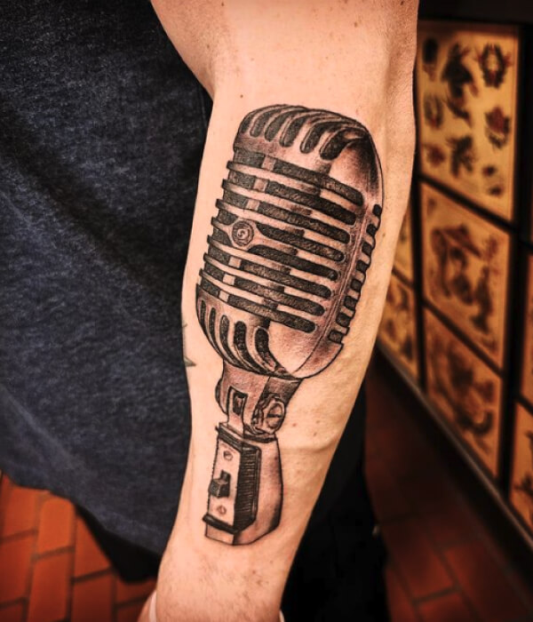 Microphone-Tattoo