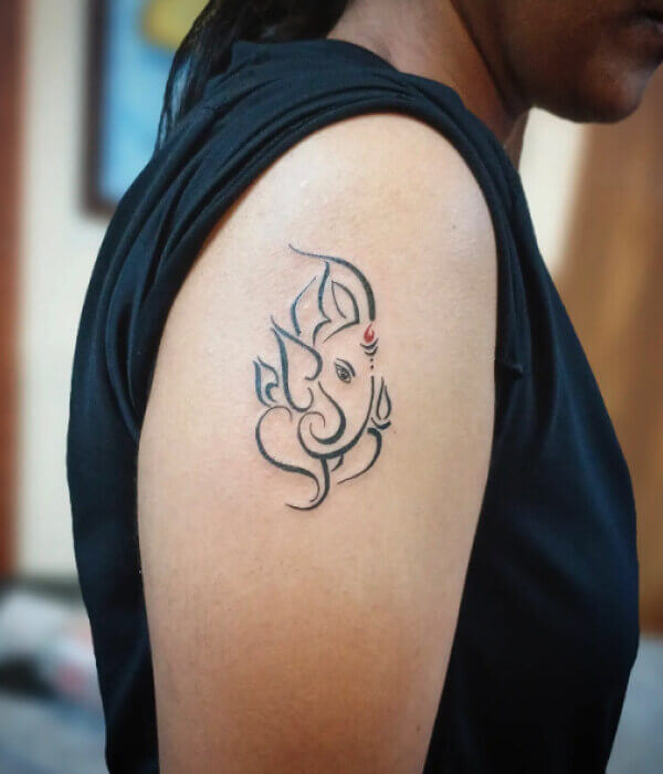 Minimalist-Ganesh-Tattoo-Designs