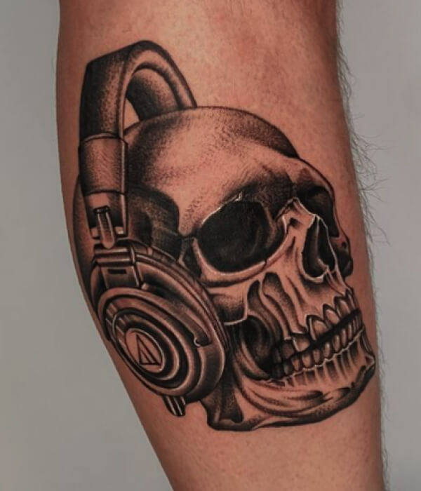 Music-Skull-Tattoo