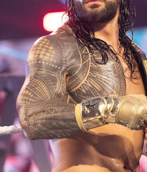 Roman-Reigns'-Polynesian-Tribal-Tattoo