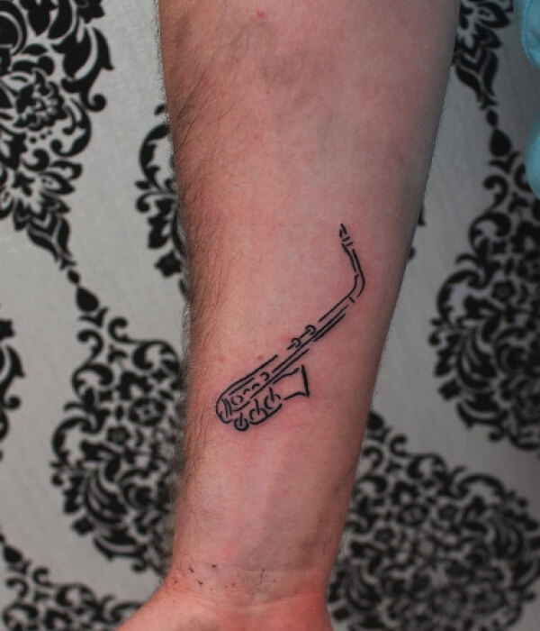 Saxophone-Tattoo