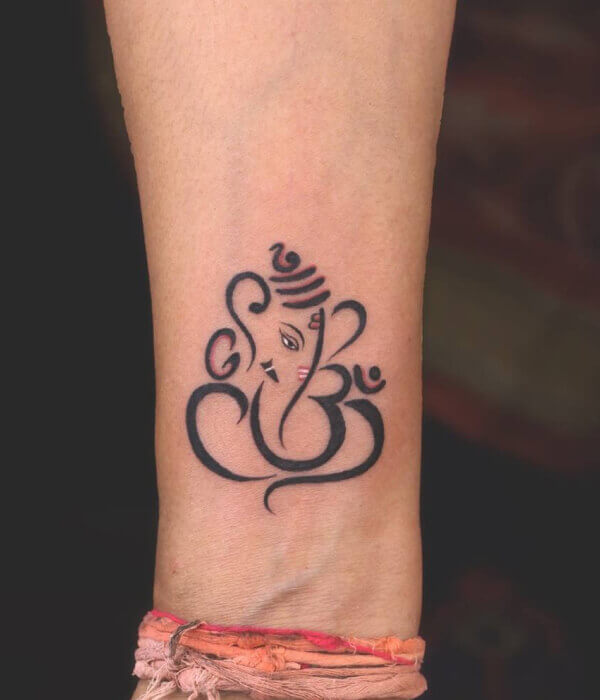 Simple-Ganesh-line-Art-Tattoo