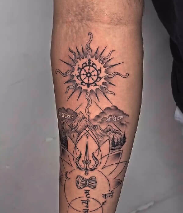 Sudarshan-Chakra-Tattoo