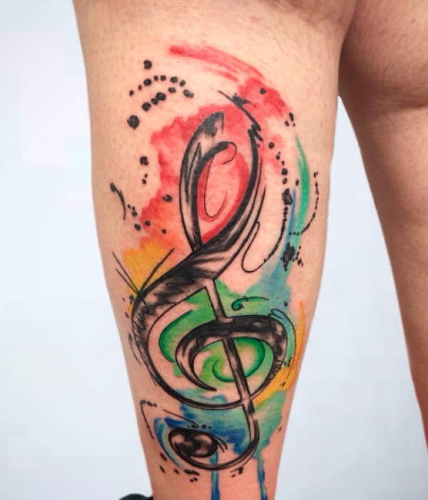 Treble-Clef-Tattoo