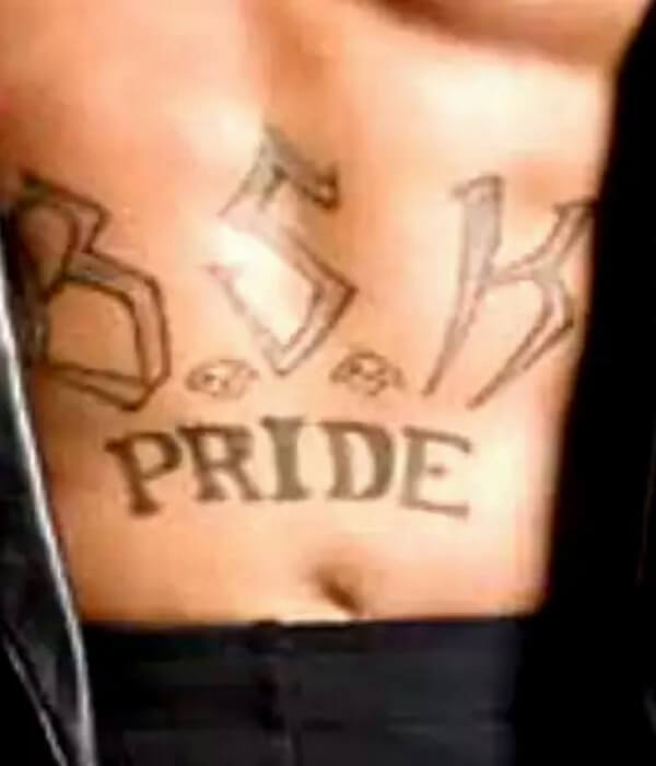 Undertaker's-"B.S.K. Pride"-Tattoo