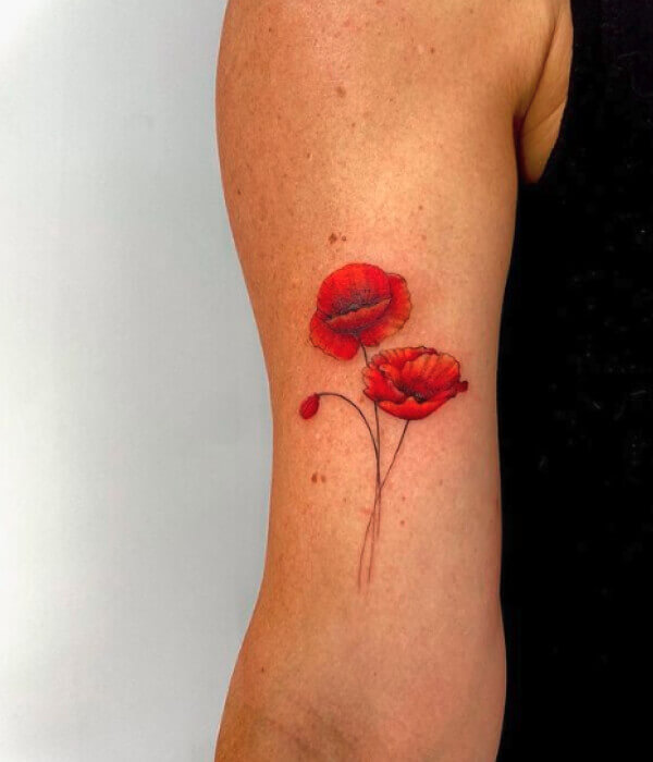 Vintage-Poppy-Flower-Tattoo