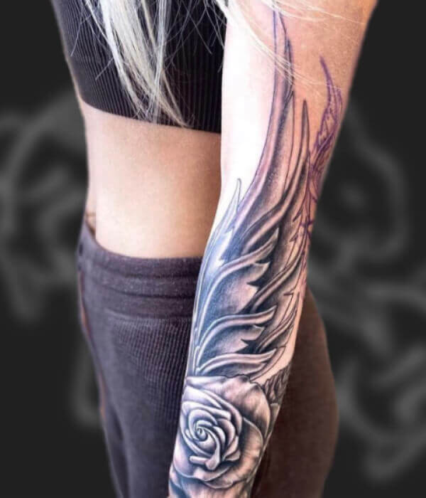 20 Stunning Full Arm Tattoo for Women [2024]