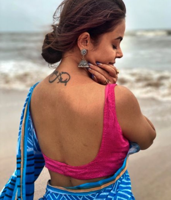 Devoleena-Bhattacharjee-Best-TV-Actors-With-Their-Tattoo