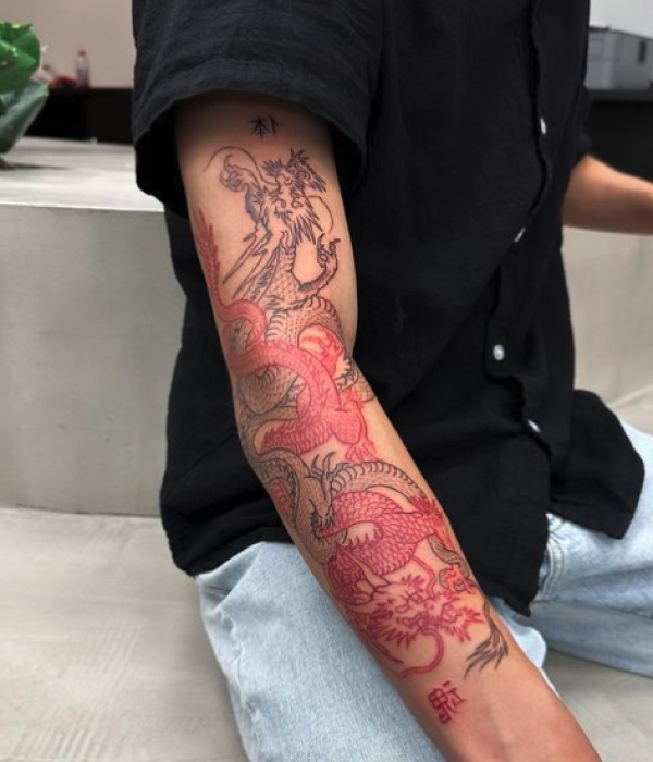 Dragon-Outline-Tattoo