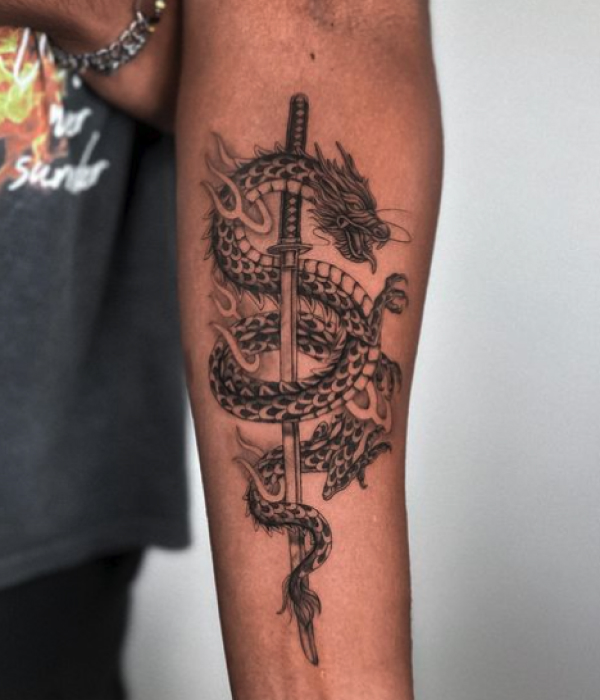 Dragon-with-Sword-Tattoo