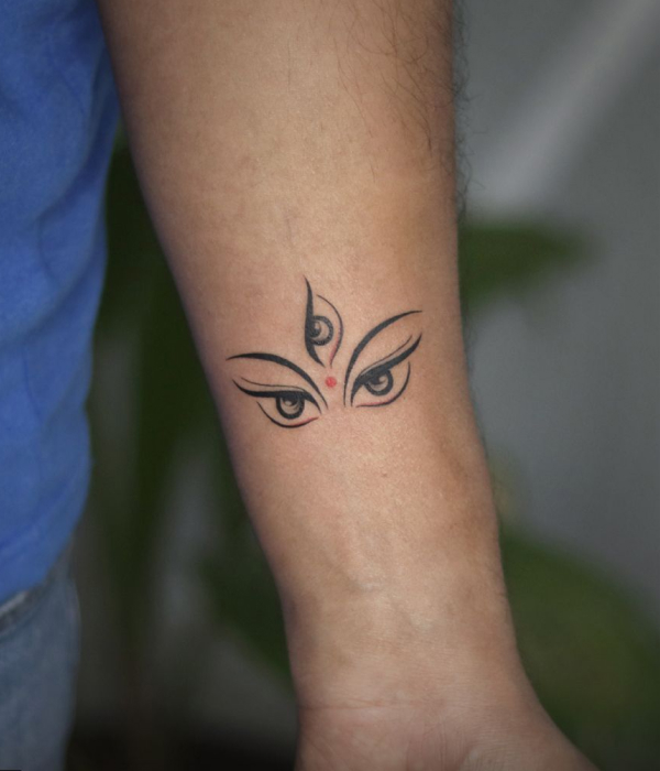 Durga-Maa-Eyes-Tattoo