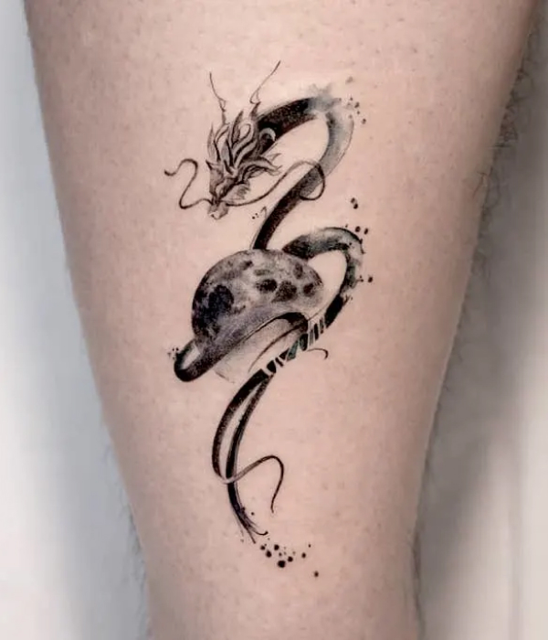 Feminine-Dragon-Tattoo-with-Lunar-Elements