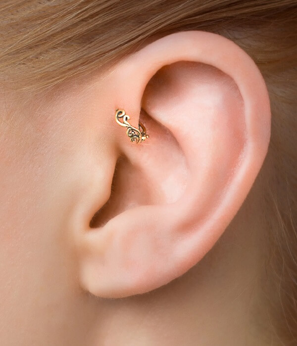 Forward Helix Piercing