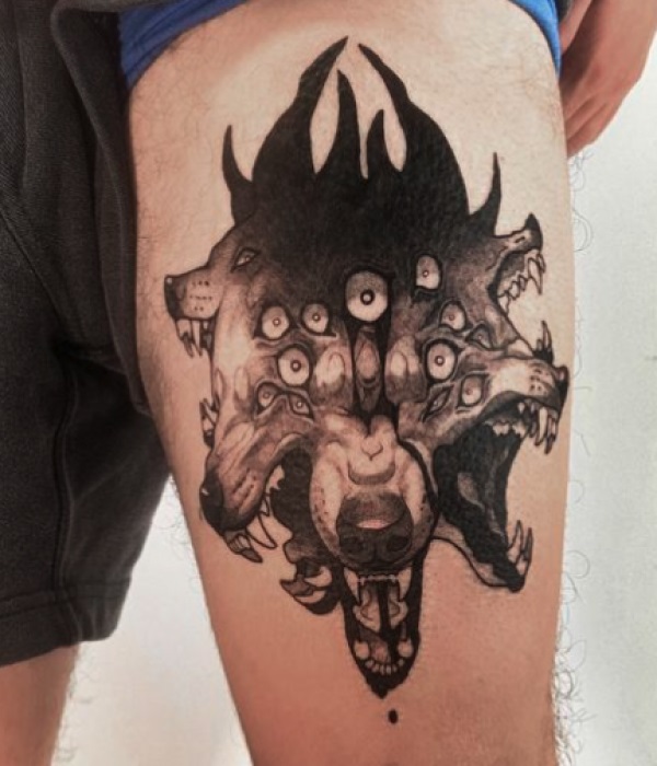 Hellhound-Demon-Tattoo