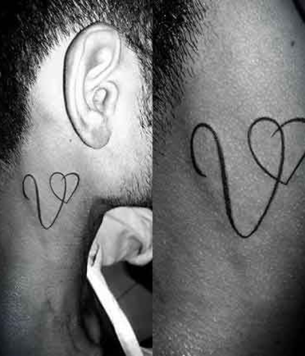 Letter-V-Tattoo-with-Heart