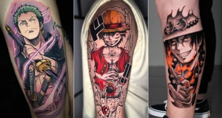 20 Amazing One Piece Tattoo Ideas & Designs