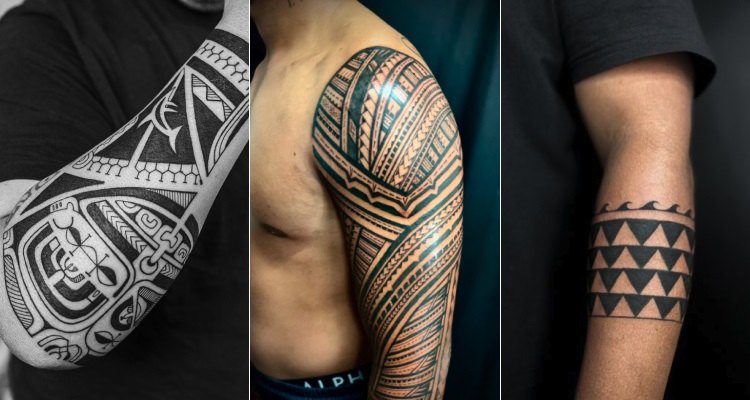 Polynesian-Forearm-Tattoos