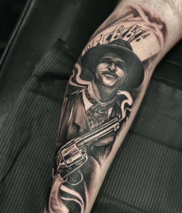 Crossed-Pistols-Doc-Holliday-Tattoo