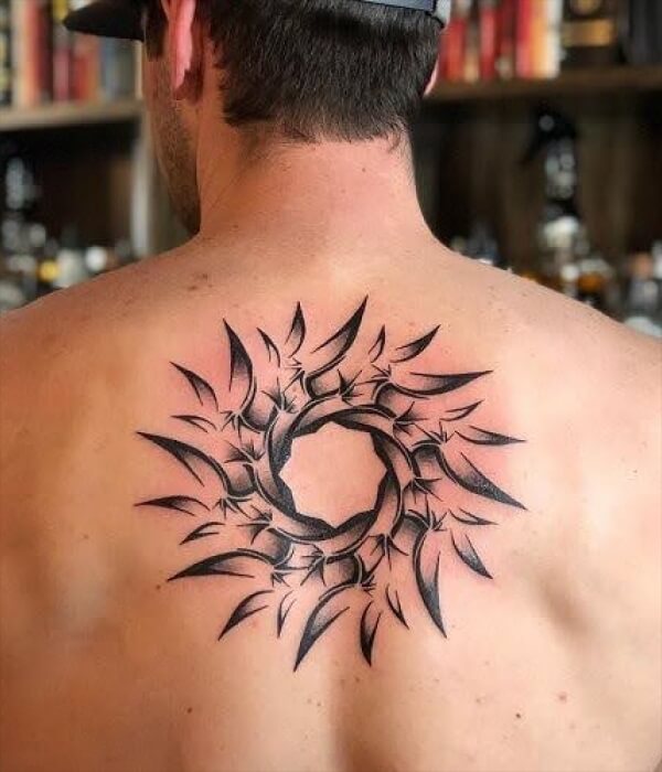 Flaming-Sun-tattoo