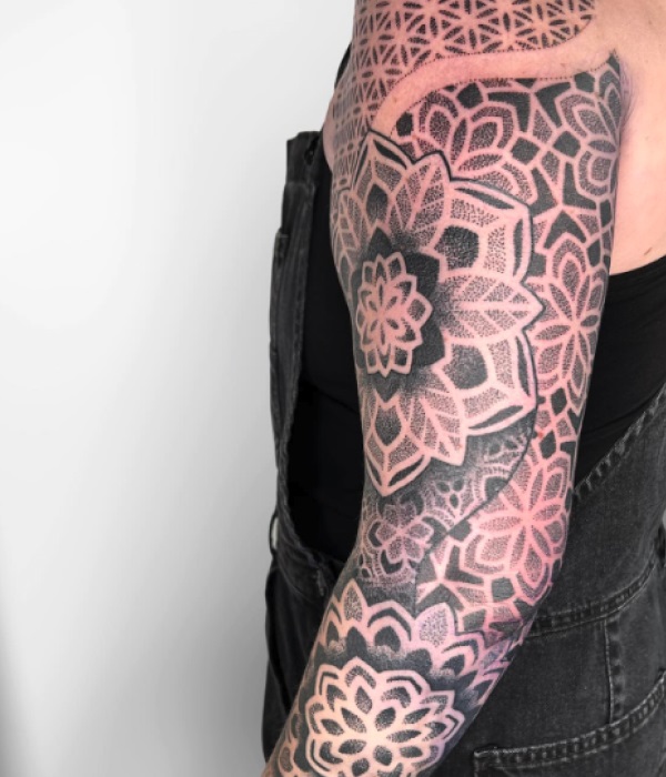 Geometry-Tribal-Arm-Tattoo