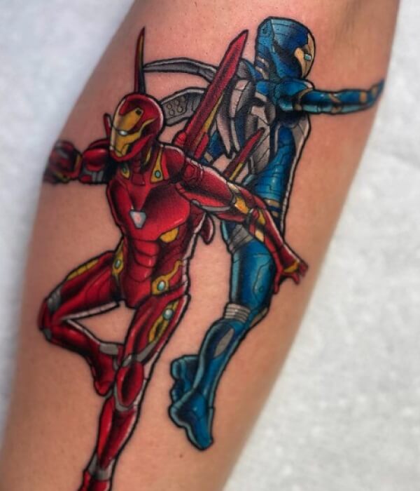 Iron-Man-Calf-Tattoo