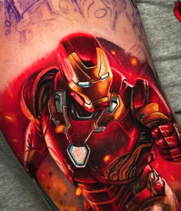 Iron-Man-with-Flames