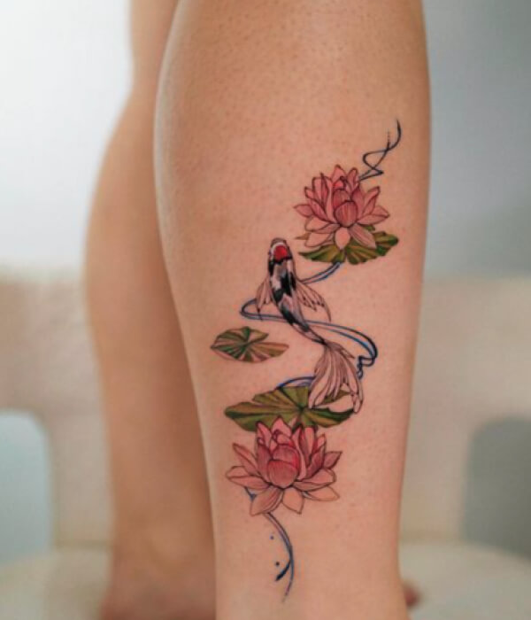 Koi-Fish-with-Lotus-Tattoo