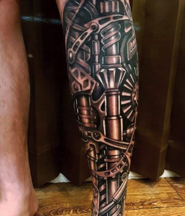 Mechanical-X-Tattoo