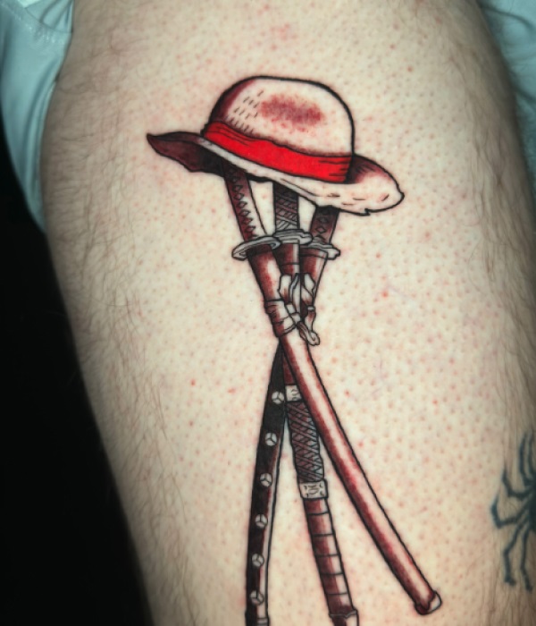 Monkey-D. Luffys-Straw-Hat-Tattoo