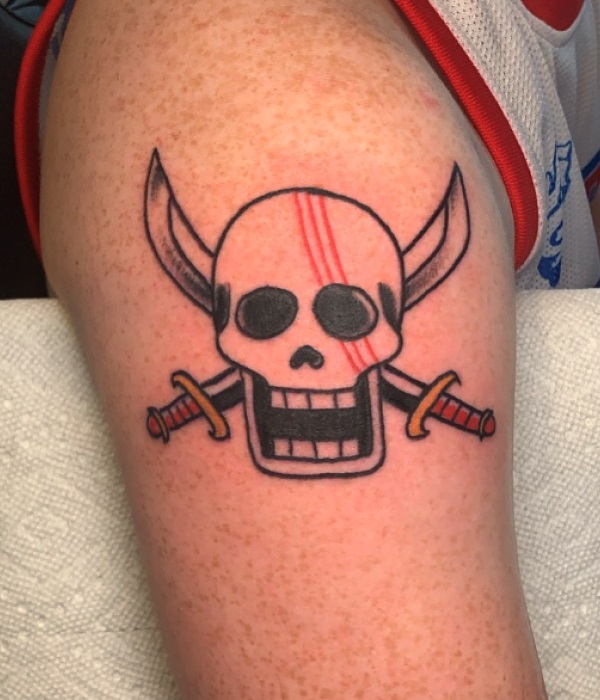 Shanks _Red-Haired_ Pirate-Mark-Tattoo